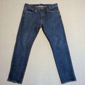 GAP Denim jeans slim fit men's size 34 X 32 ink blue classic style